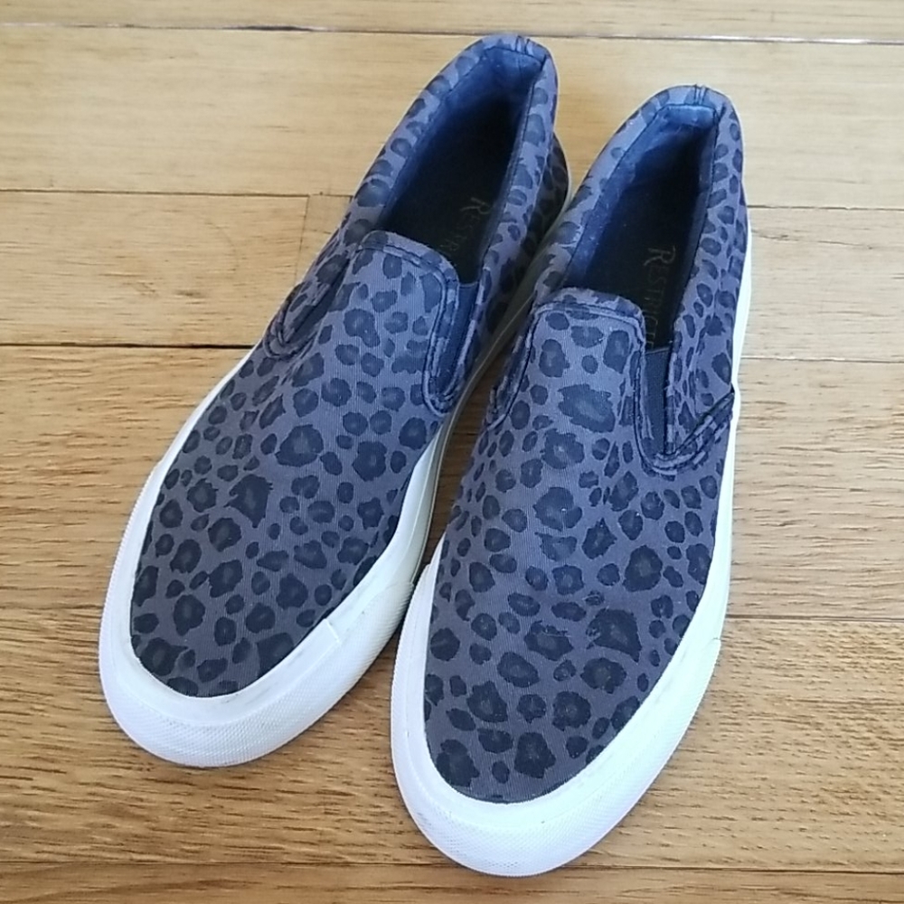 Restricted Leopard Print Sneakers - image 1